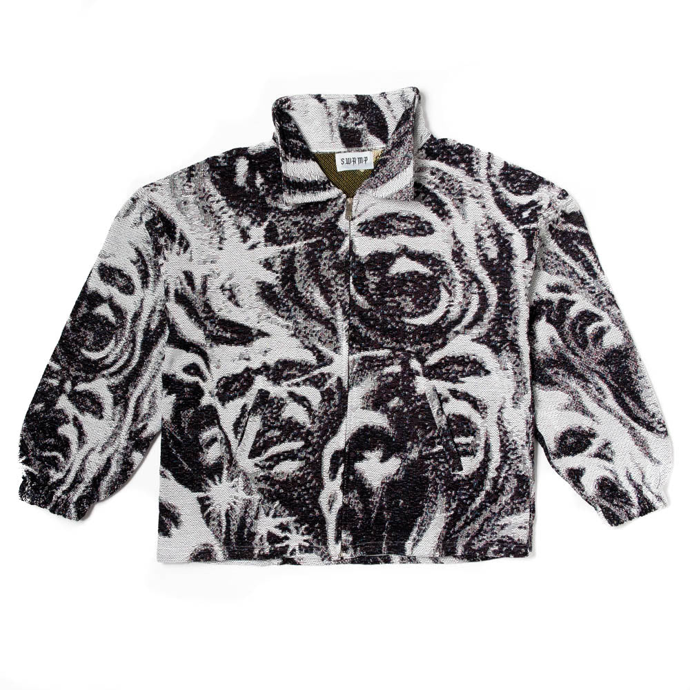 'Âmes perdues' Pull zippé monochrome