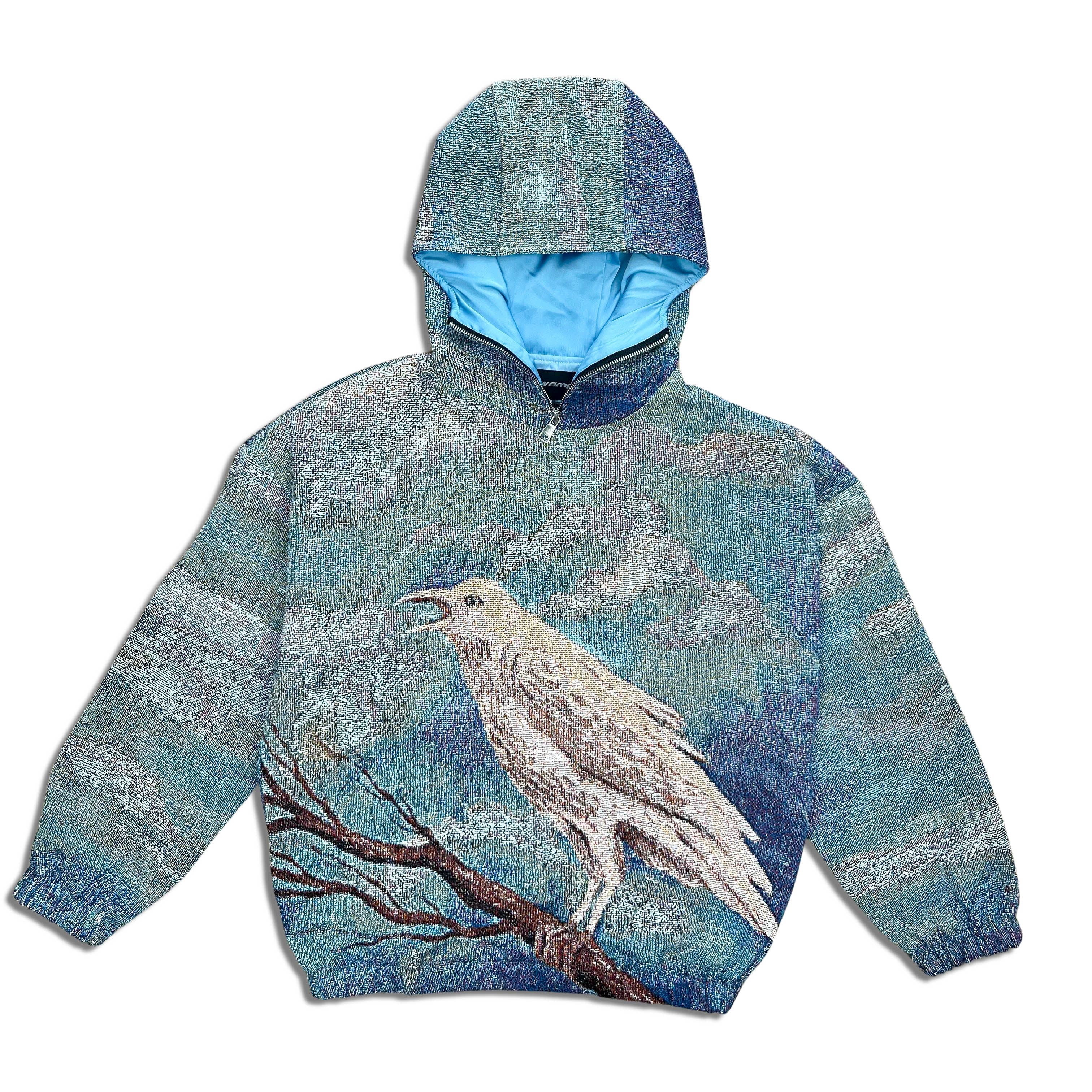 Sweat à capuche pour masque de ski 'Grand corbeau’